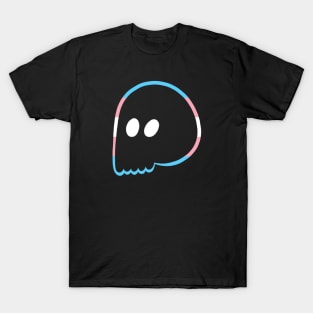 Cute Emo Skull (Transgender Colors) T-Shirt